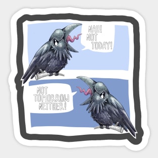 Quoth the Raven Sticker